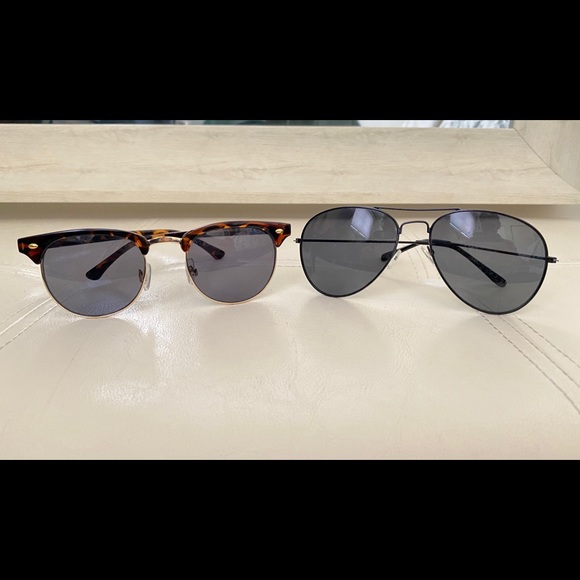 H&M sunglasses- black and tortoise 🕶 - Picture 1 of 6